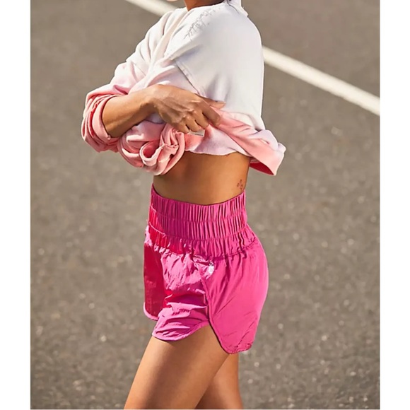 Free People FP Movement The Way Home Short in Neon Magenta - Picture 1 of 7